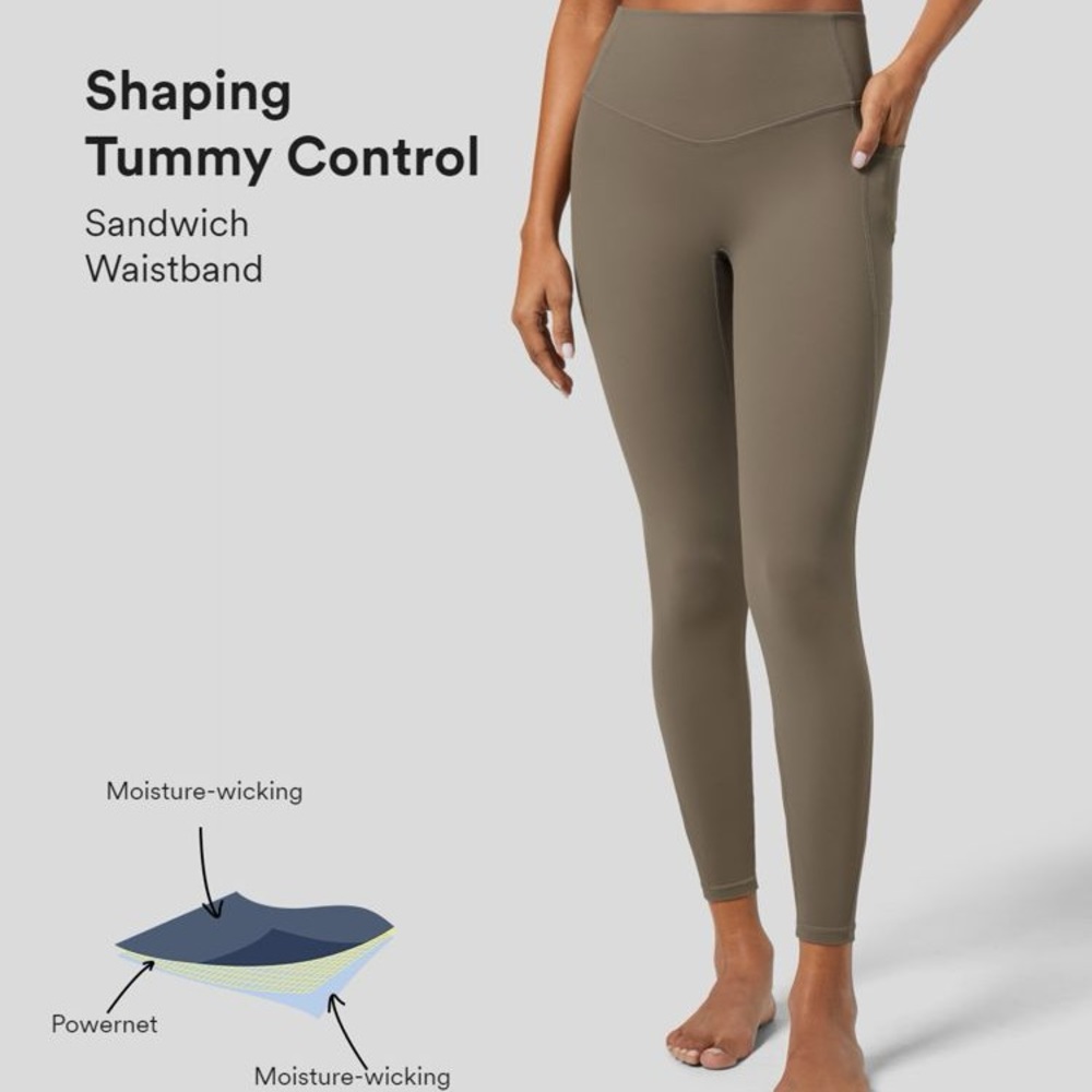 Halara’s SoCinched High Waisted Tummy Control Side Pocket Leggings